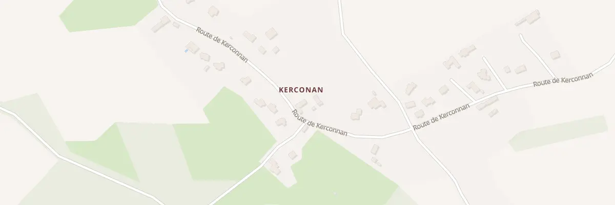 Plan du 6 Kerconan à Pléguien