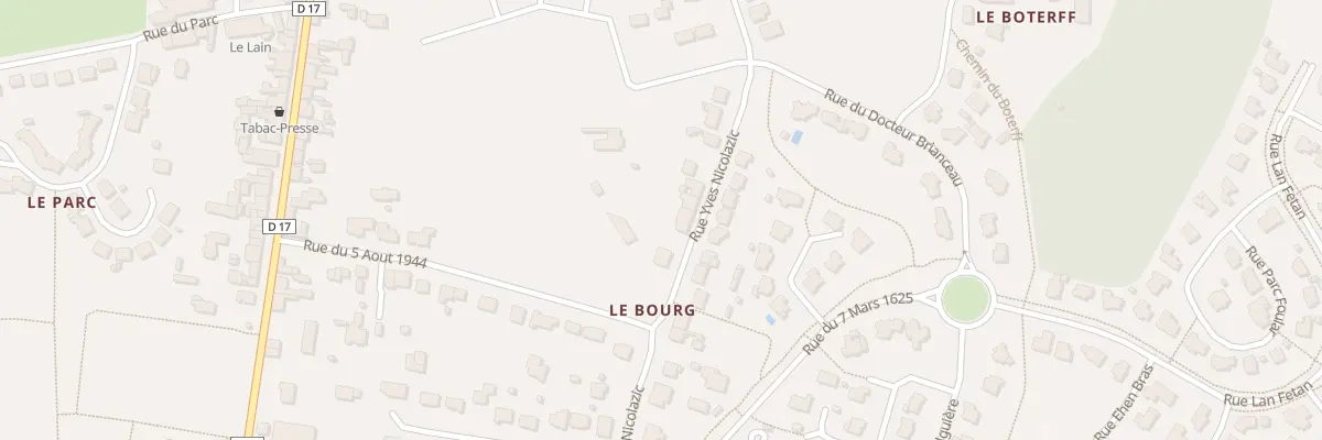 Plan du 28 Rue Nicolazic à Sainte-Anne-d’Auray