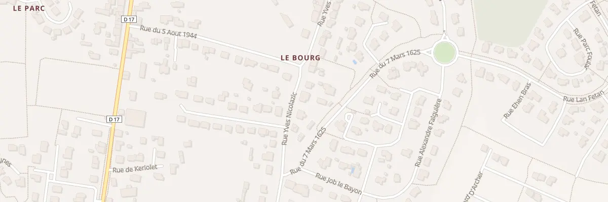 Plan du 47 Rue Nicolazic à Sainte-Anne-d’Auray