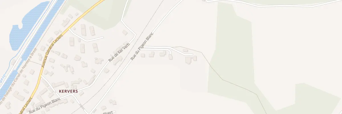 Plan du 8 All de la Colombe à Pontivy