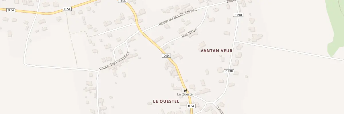 Plan du 27 Rte du Questel à Plouézec
