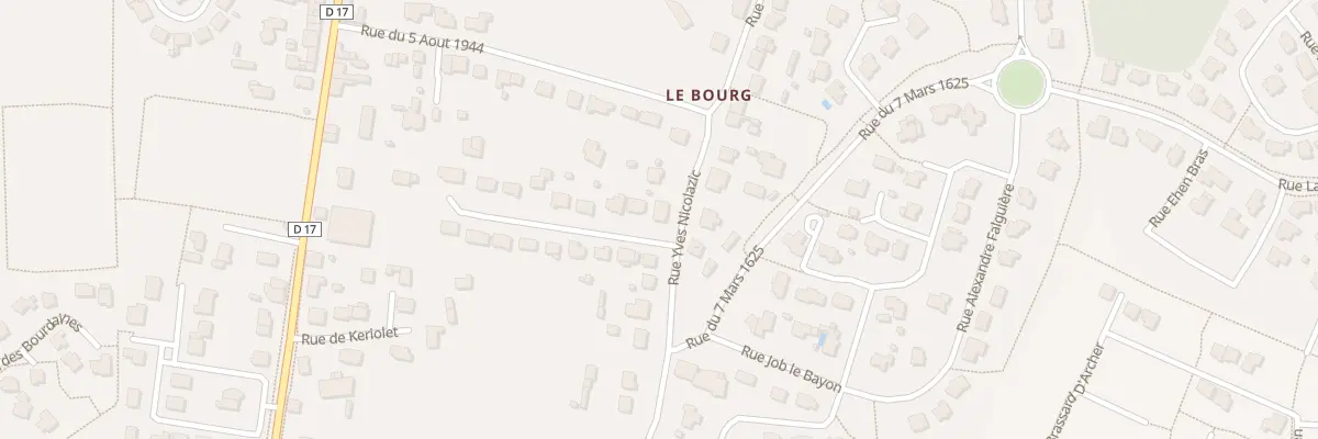 Plan du 38 Rue Nicolazic à Sainte-Anne-d’Auray