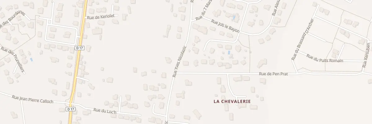 Plan du 5377 Rue Nicolazic à Sainte-Anne-d’Auray