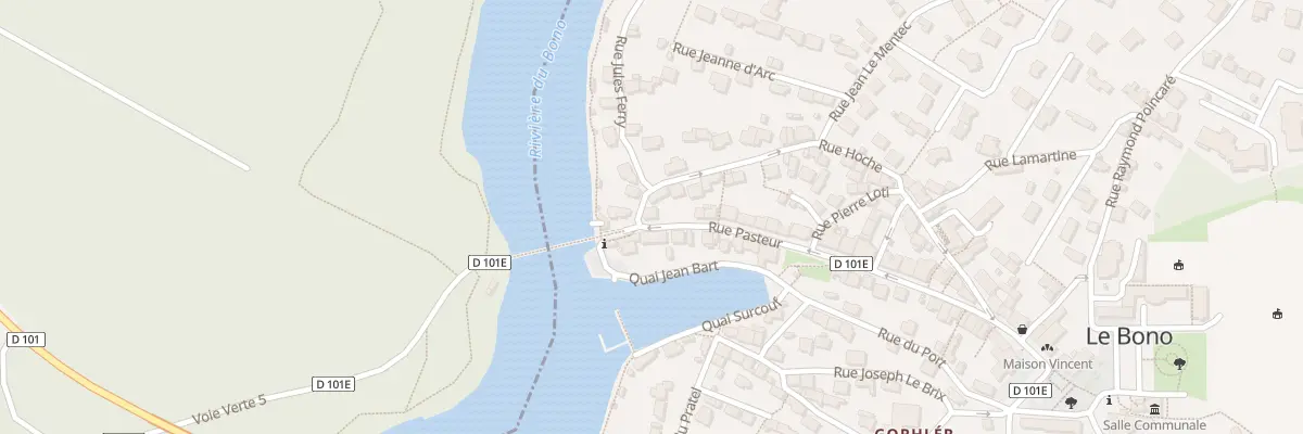 Plan du 1 Rue Pasteur au Bono