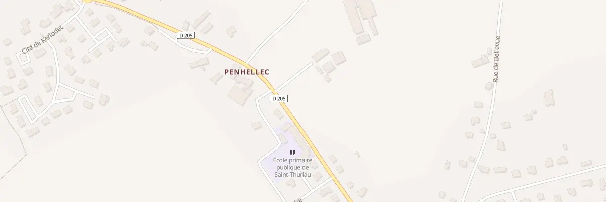 Plan du 52 Rue de Pontivy à Saint-Thuriau