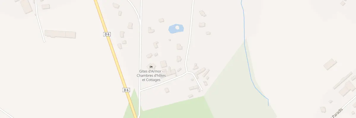 Plan du 6 Les Fontaines à Tréguidel