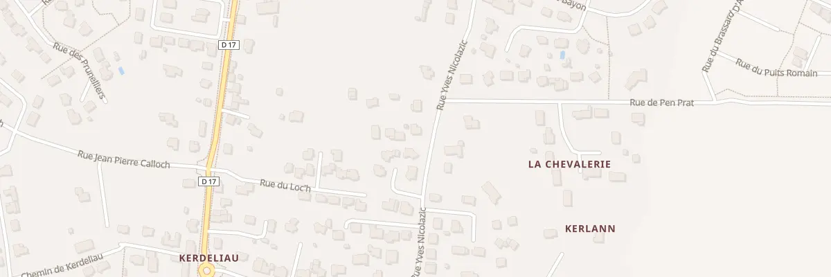 Plan du 58 Rue Nicolazic à Sainte-Anne-d’Auray