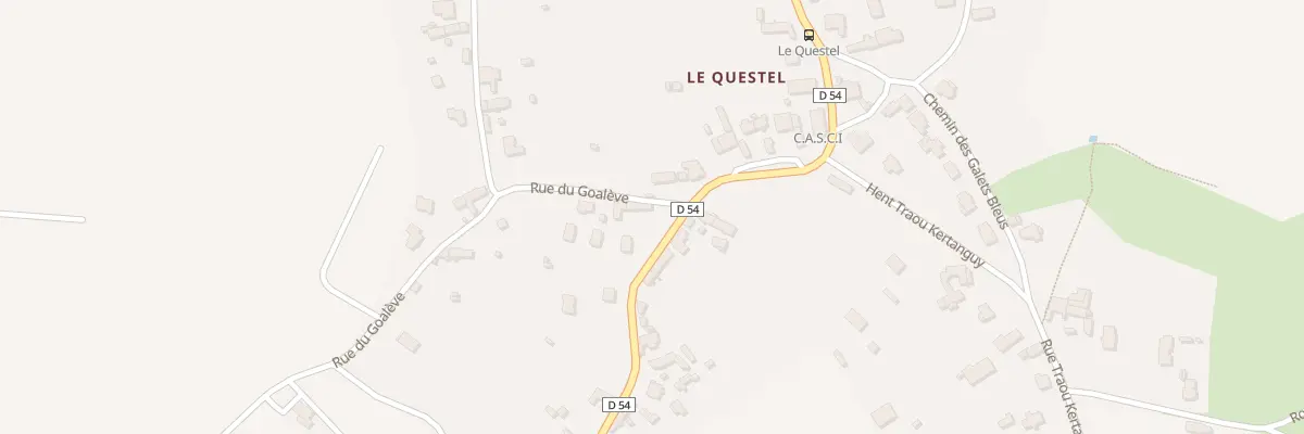 Plan du 50 Rte du Questel à Plouézec