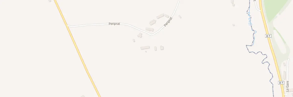 Plan du 6 Penprat à Boqueho