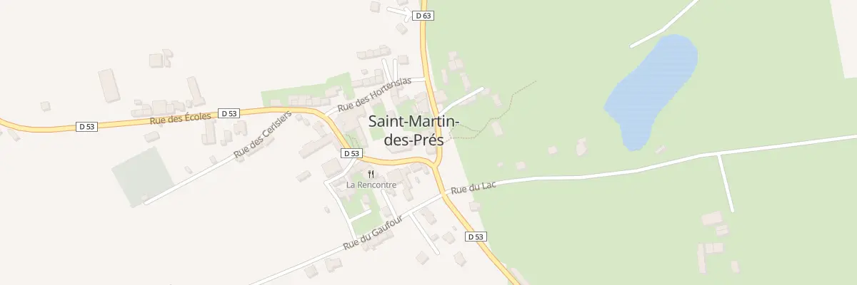 Plan du 5 Pl de l’Eglise à Saint-Martin-des-Prés