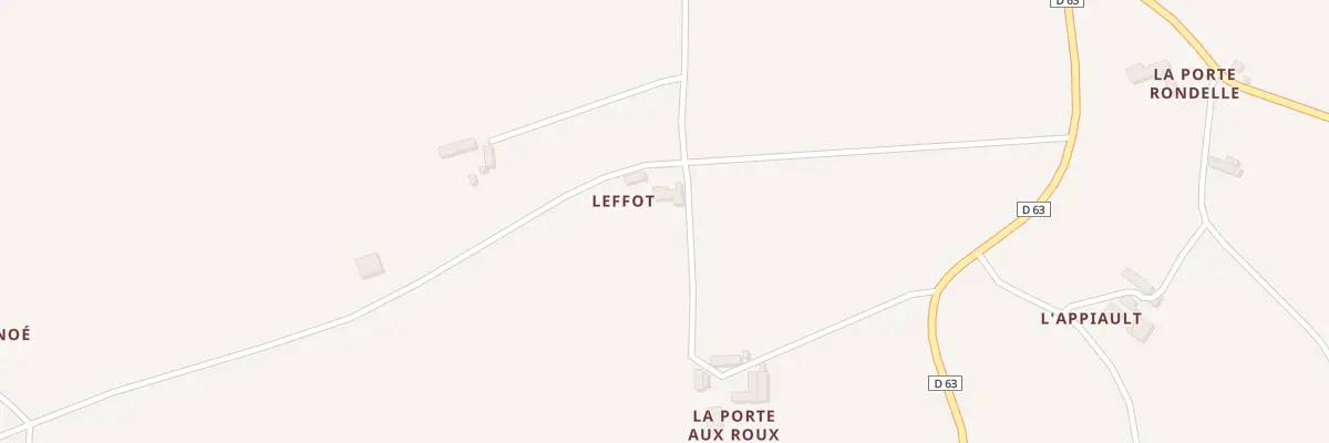 Plan du 1 Leffot à La Harmoye
