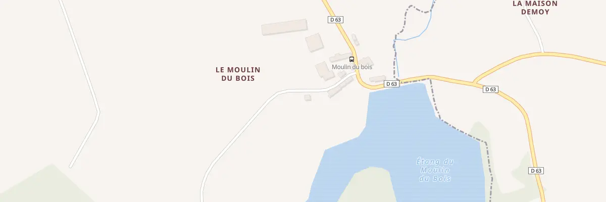 Plan du 5060 Moulin du Bois à Saint-Bihy