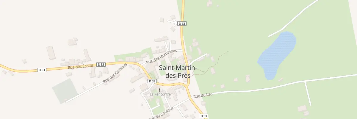 Plan du 3 Rue des Fours à Chaux à Saint-Martin-des-Prés
