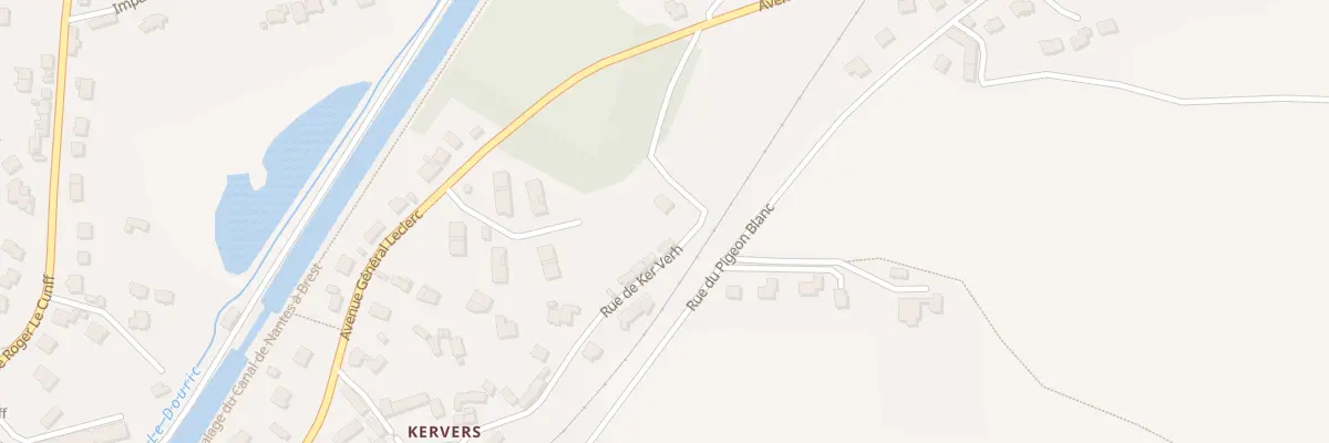 Plan du 23 Rue de Kervers à Pontivy