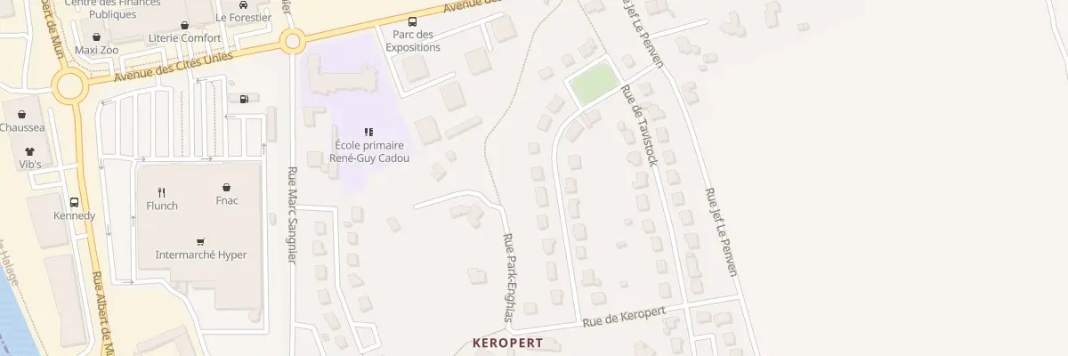 Plan du 16 Rue de Wesseling à Pontivy