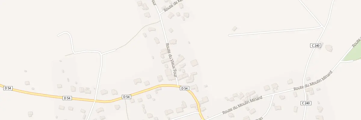 Plan du 8 Rte du Vieux Four à Plouézec