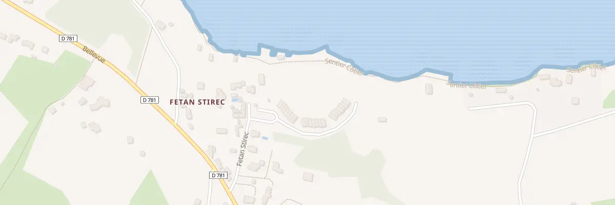 Plan du 18 Fetan Stirec à Locmariaquer