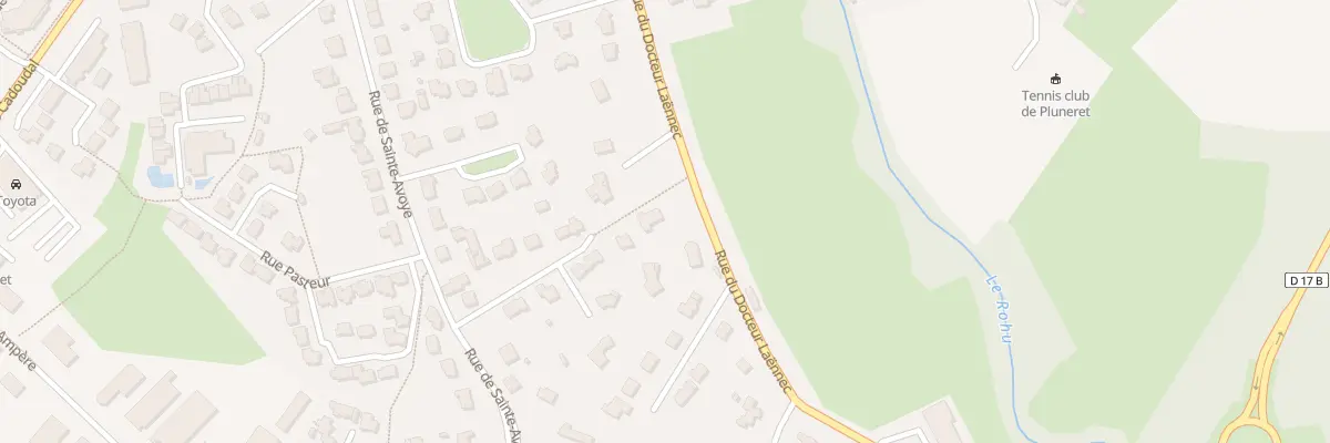 Plan du 20 Rue Doc Laennec à Pluneret