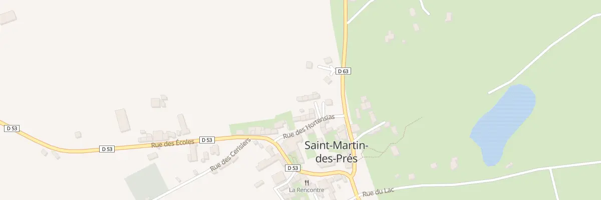 Plan du 4 Imp du Four à Saint-Martin-des-Prés