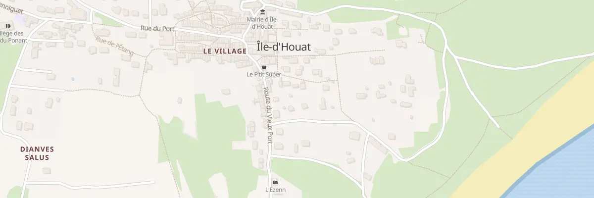 Plan du 94 Le Bourg à Île-d’Houat