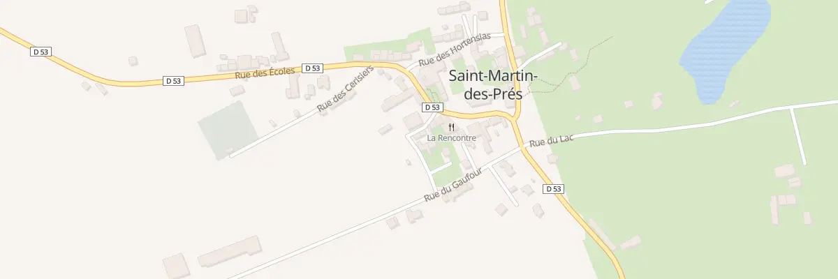 Plan du 5 Rue des Tilleuls à Saint-Martin-des-Prés
