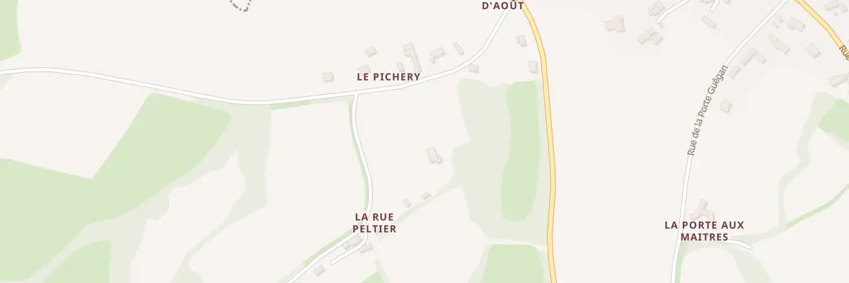Plan du 3 Le Pichery à Cohiniac