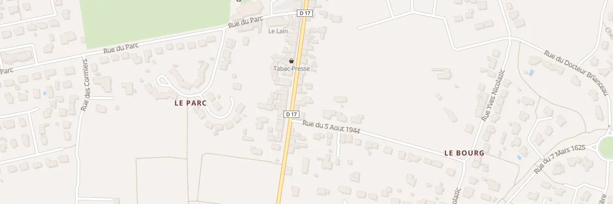 Plan du 53 Rue du Gen de Gaulle à Sainte-Anne-d’Auray