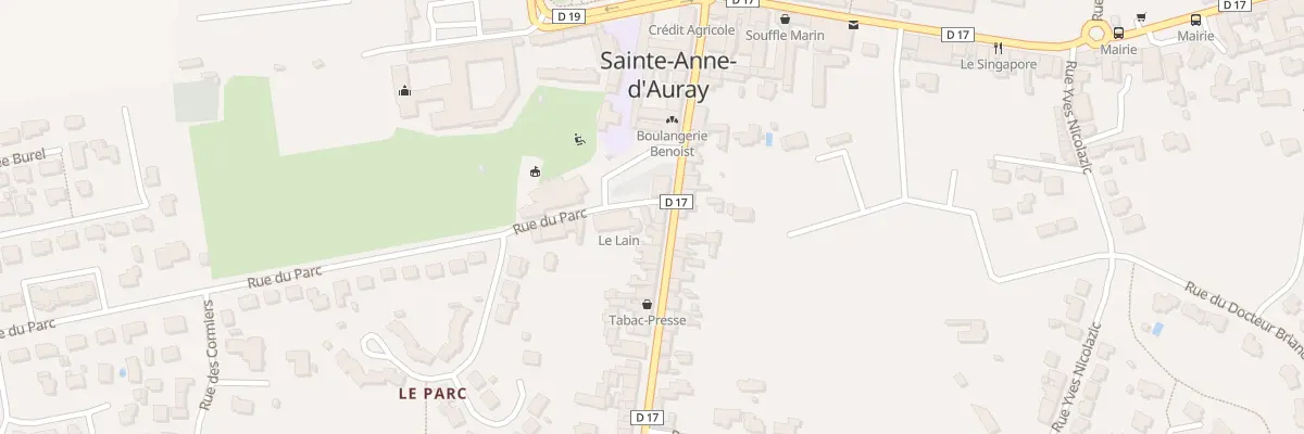 Plan du 28 Rue du Gen de Gaulle à Sainte-Anne-d’Auray