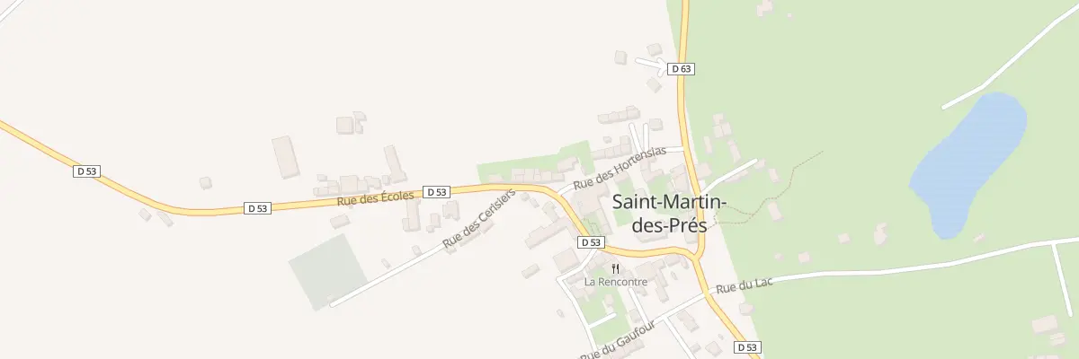 Plan du 8 Rue des Ecoles à Saint-Martin-des-Prés