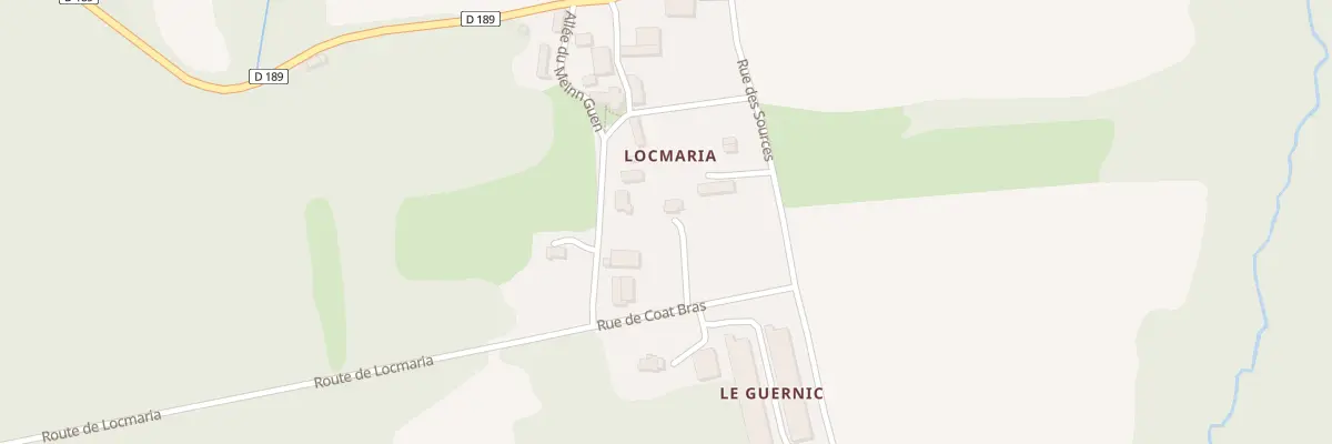 Plan du 5104F Locmaria à La Chapelle-Neuve