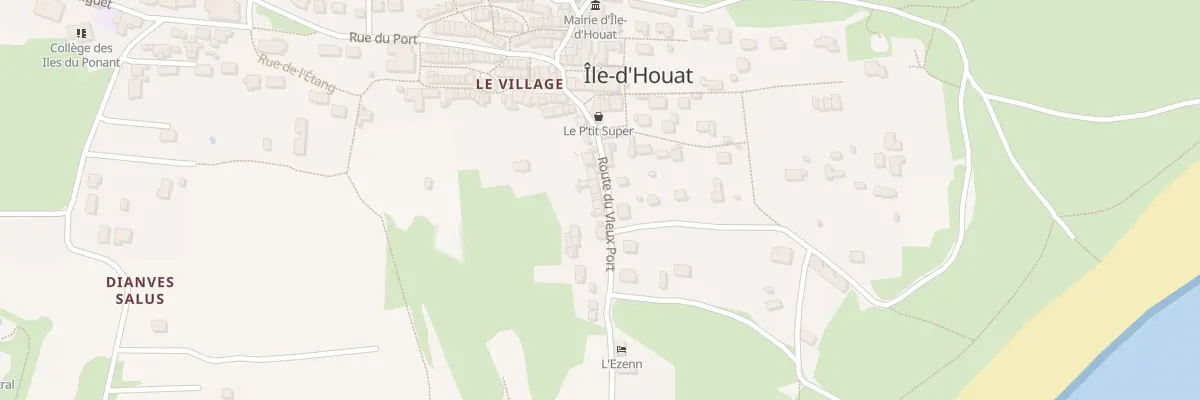 Plan du 98 Rte du Vieux Port à Île-d’Houat