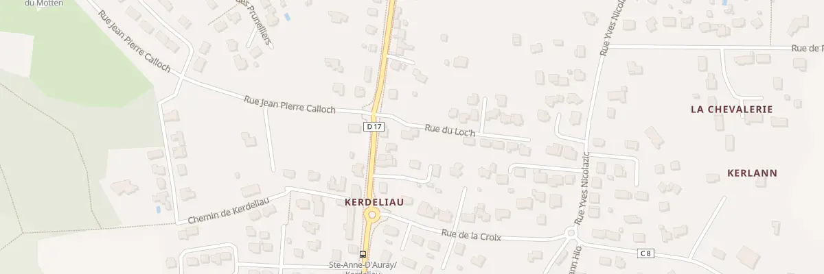 Plan du 2 Rue du Loch à Sainte-Anne-d’Auray