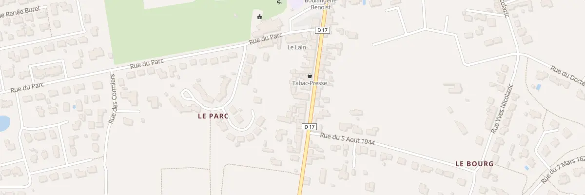 Plan du 58 Rue du Gen de Gaulle à Sainte-Anne-d’Auray