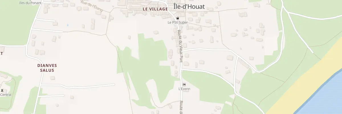 Plan du 322 Rte du Vieux Port à Île-d’Houat
