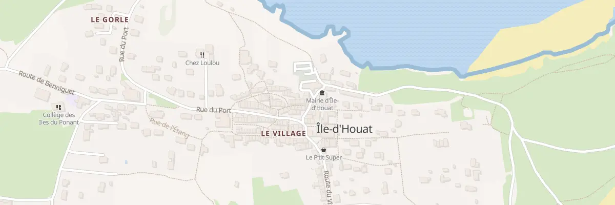 Plan du 57 Le Bourg à Île-d’Houat