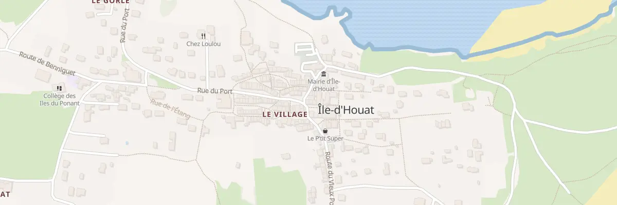 Plan du 9015 Le Bourg à Île-d’Houat