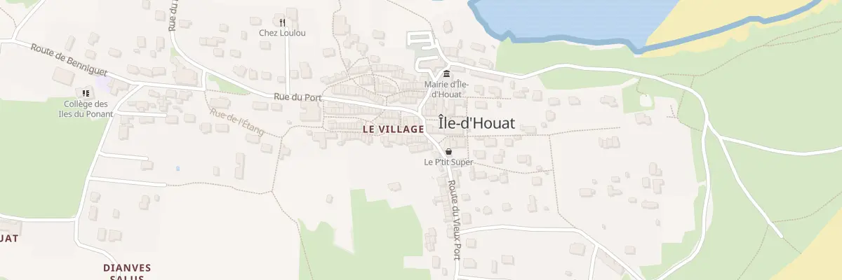 Plan du 267 Le Bourg à Île-d’Houat