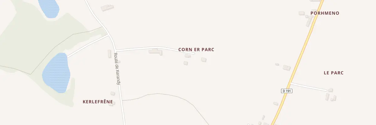 Plan du 4 Corn Er Parc à Kergrist