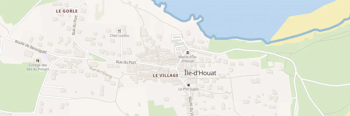 Plan du 50 Le Bourg à Île-d’Houat