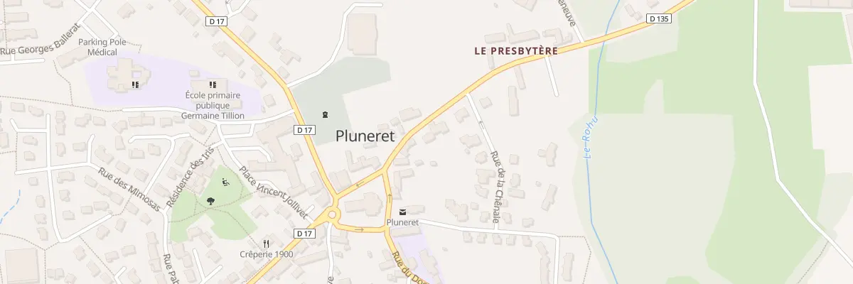 Plan du 6 Rue Yvon Nicolazic à Pluneret