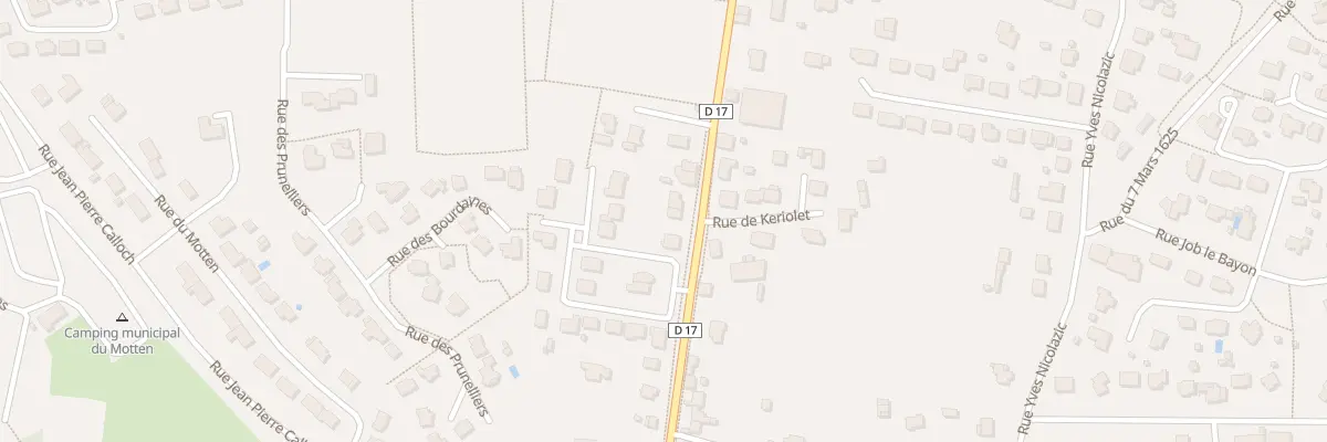 Plan du 96 Rue du Gen de Gaulle à Sainte-Anne-d’Auray
