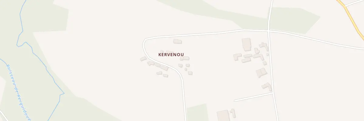 Plan du 723 Kervenou à Pléguien