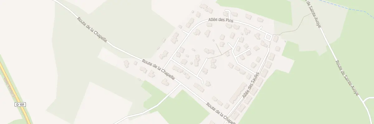 Plan du 3 All de Brocéliande à Pluneret