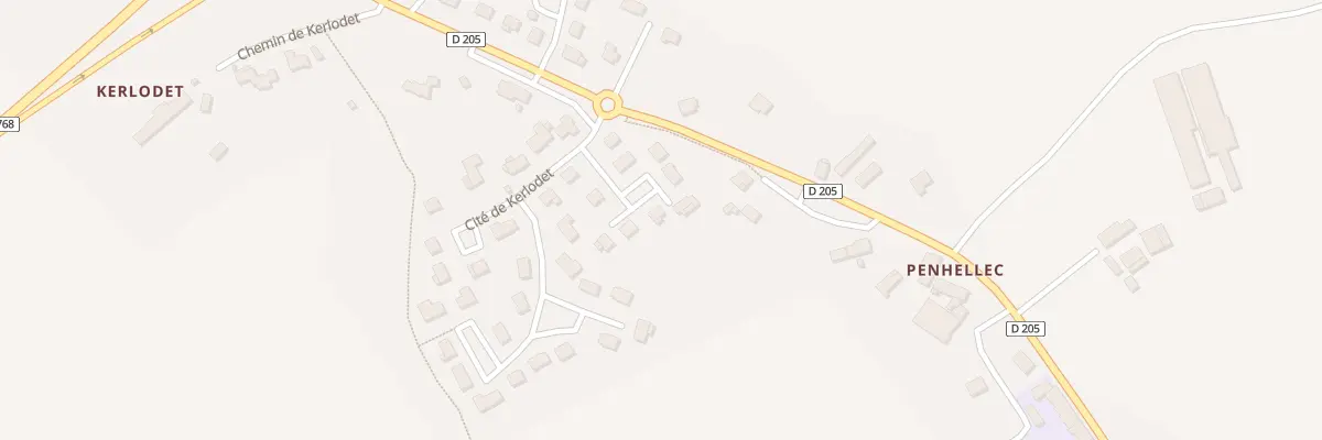 Plan du 34 Cité de Kerlodet à Saint-Thuriau