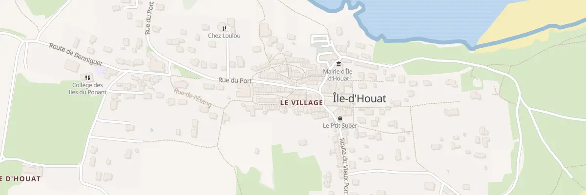 Plan du 121 Le Bourg à Île-d’Houat