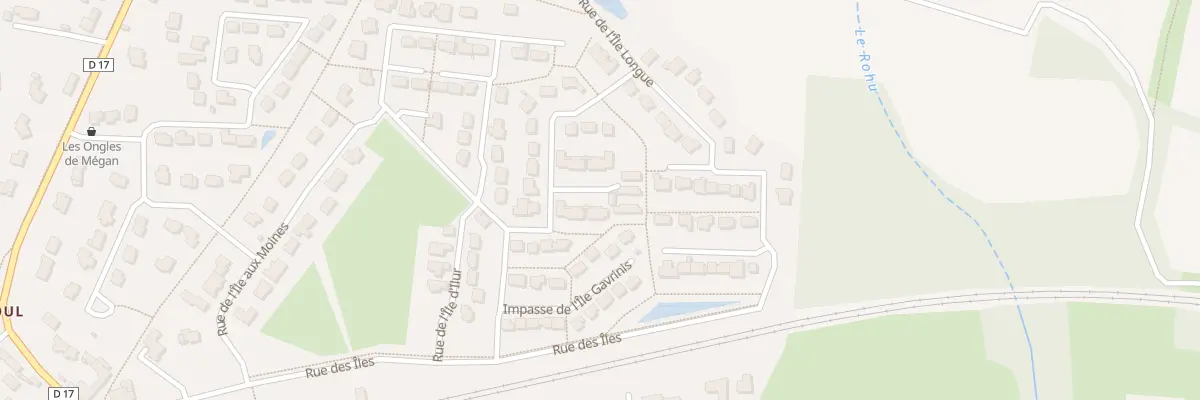Plan du 10 Rue de l’Ile Berder à Pluneret