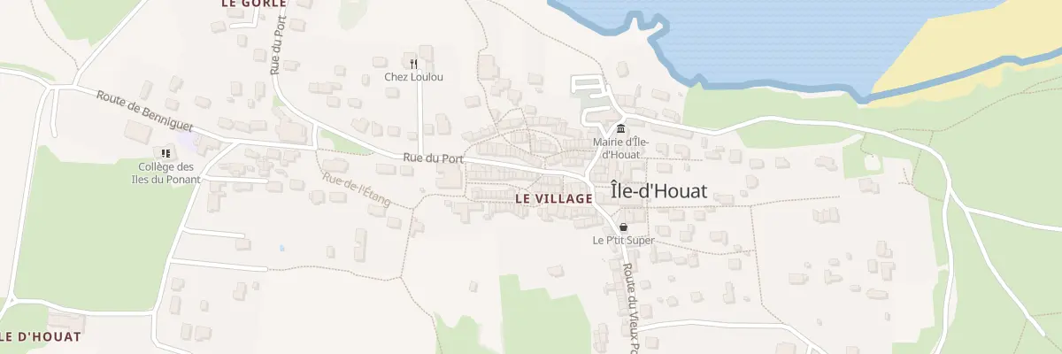 Plan du 9002 Le Bourg à Île-d’Houat