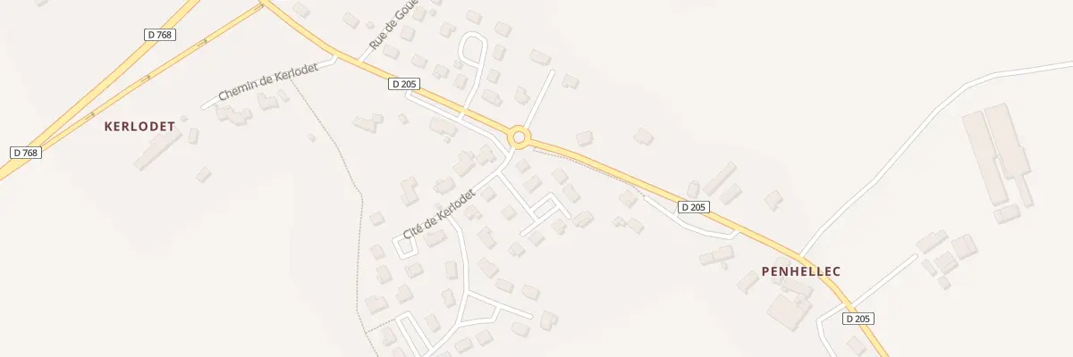 Plan du 38 Cité de Kerlodet à Saint-Thuriau