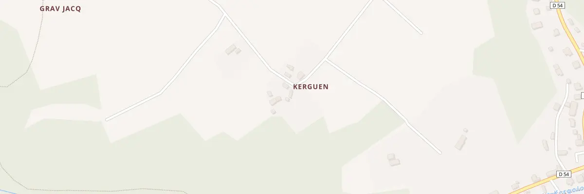Plan du 8 Kerguen à Plouézec