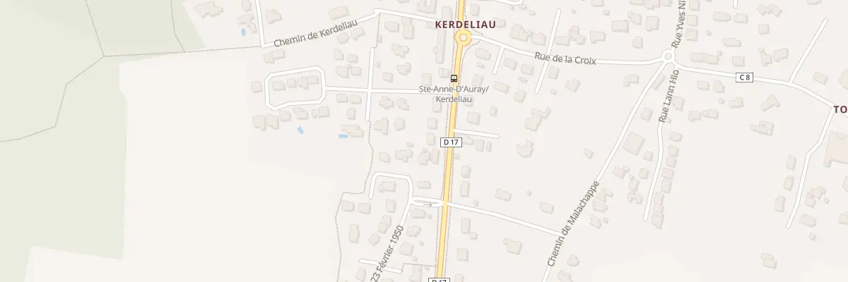 Plan du 128 Rue du Gen de Gaulle à Sainte-Anne-d’Auray